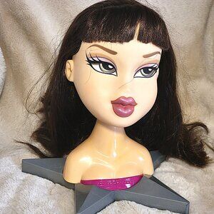 Bratz Funky Fashion Makeover Styling Head Jade 2002 Y2K Doll Mannequin Face